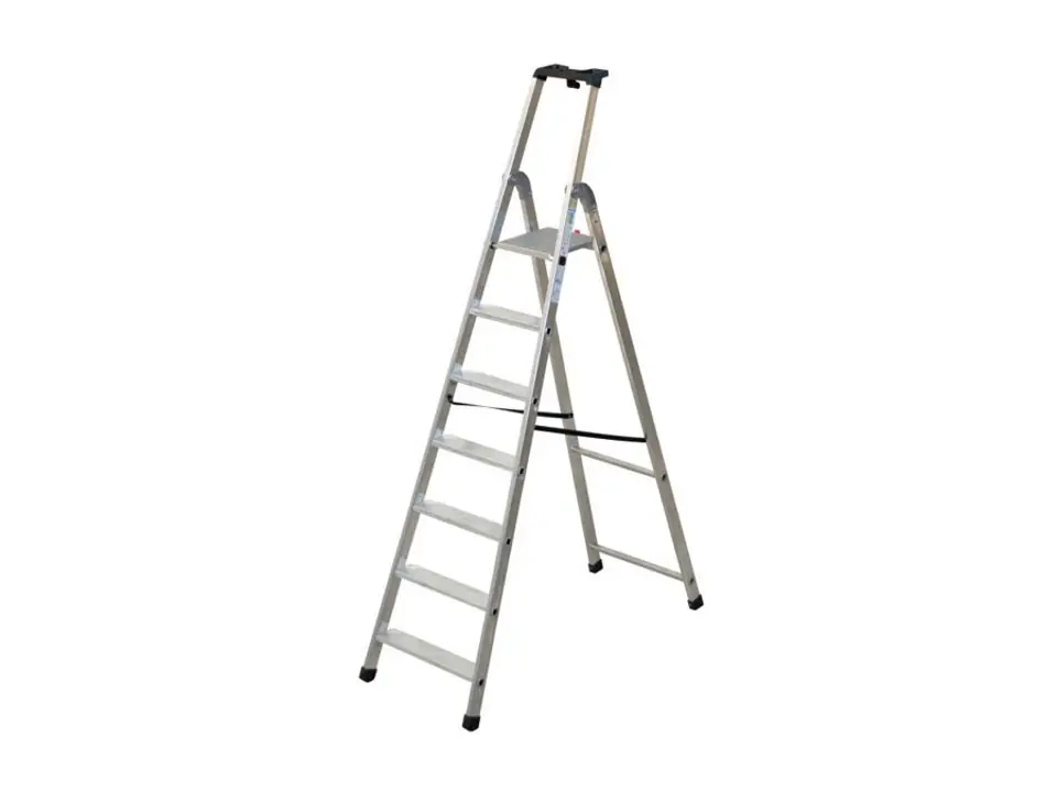 Scala quadra alluminio, gradini 7