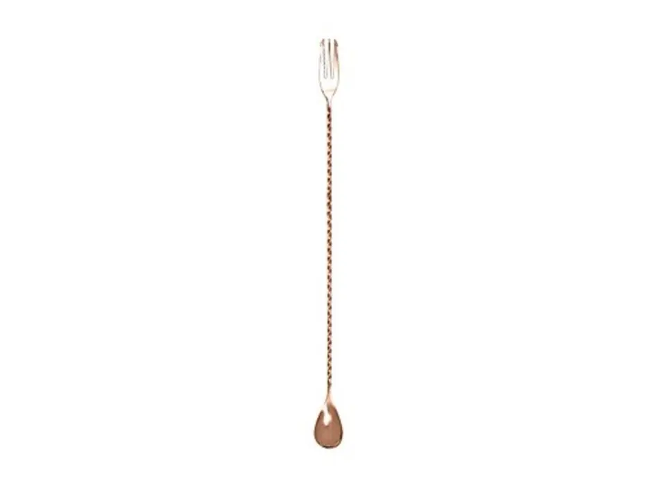 Cucchiaio da bar trident rame 40 cm