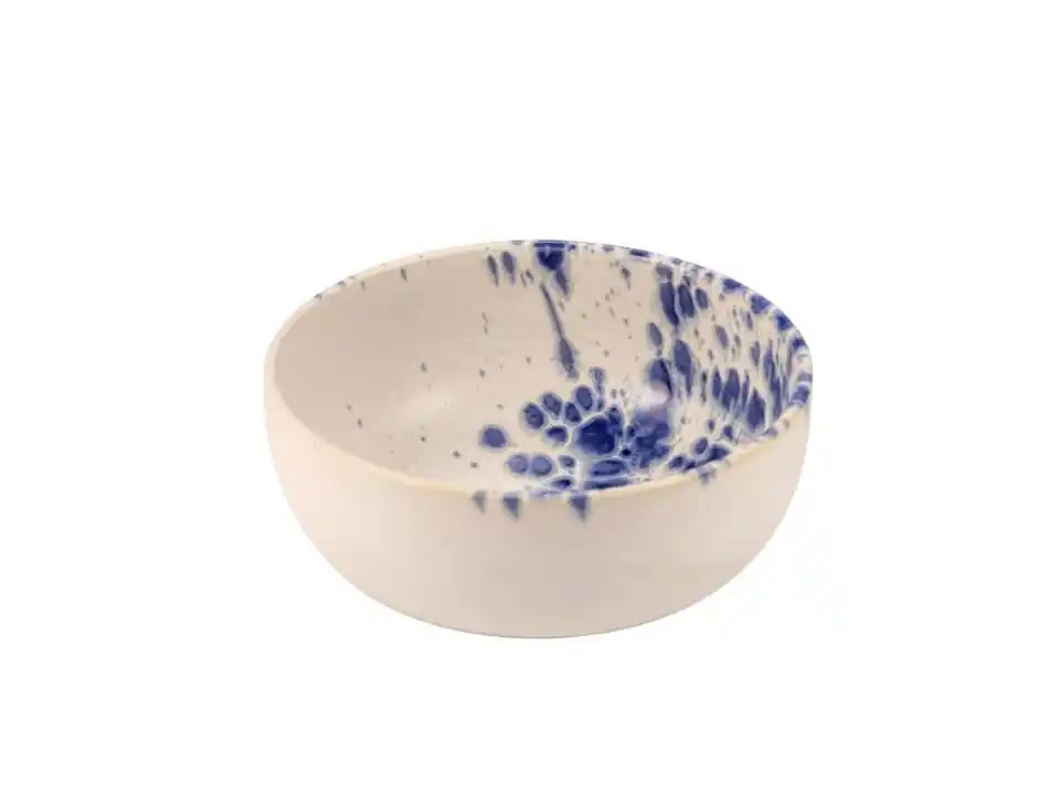 Phobos bianco/blu coppa rotonda ø 15 cm