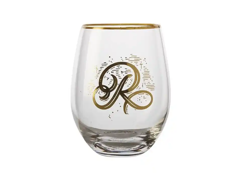 The letterettes, bicchiere lettera r 500 ml