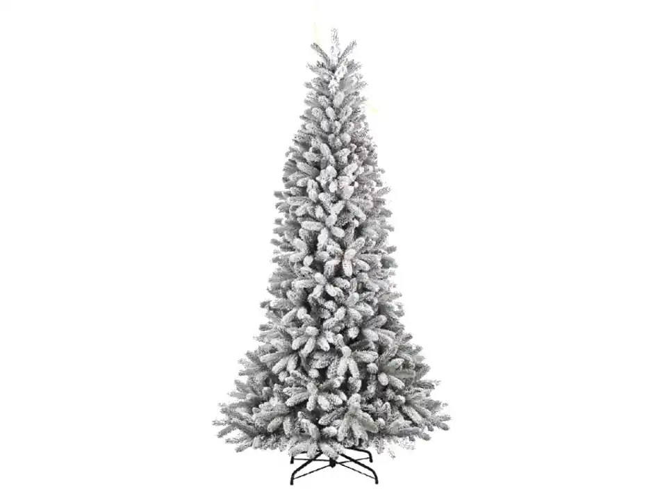Montecarlo floccato, albero di natale - 210 cm