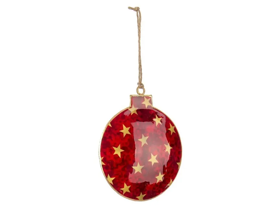 Pendaglio star sfera rosso