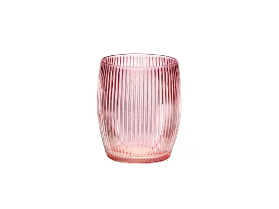 Gluglu, set 6 bicchieri acqua rosa