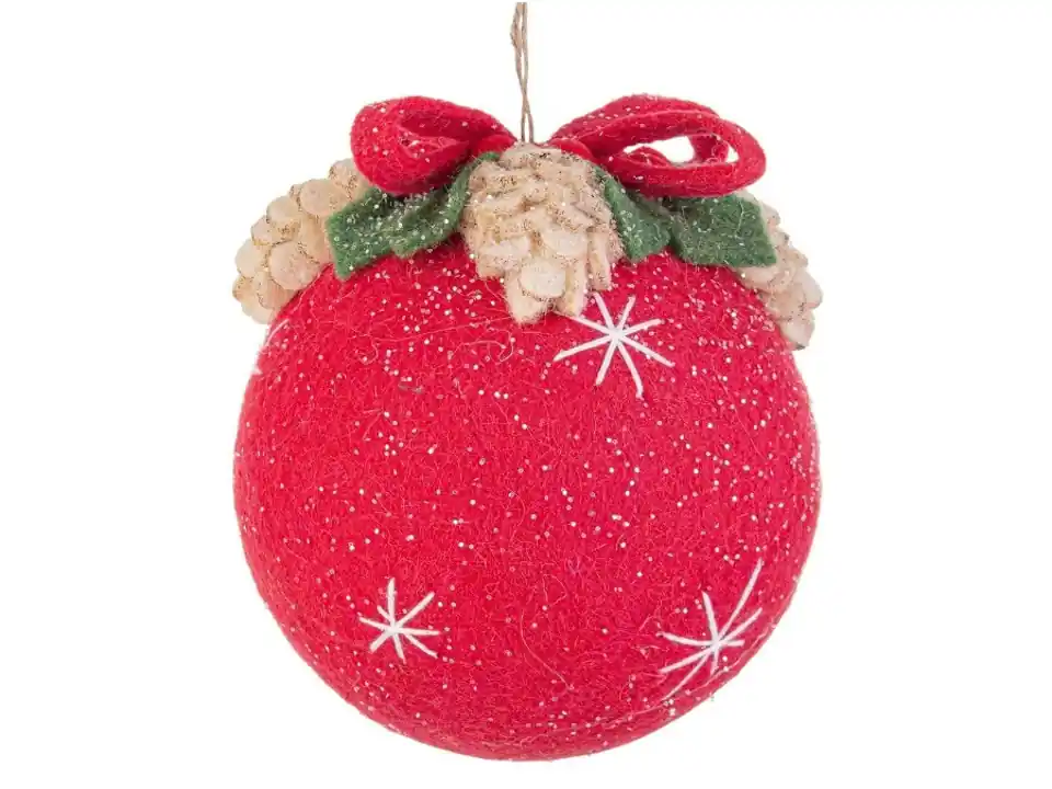 Sfera dexter rosso, ø16 cm