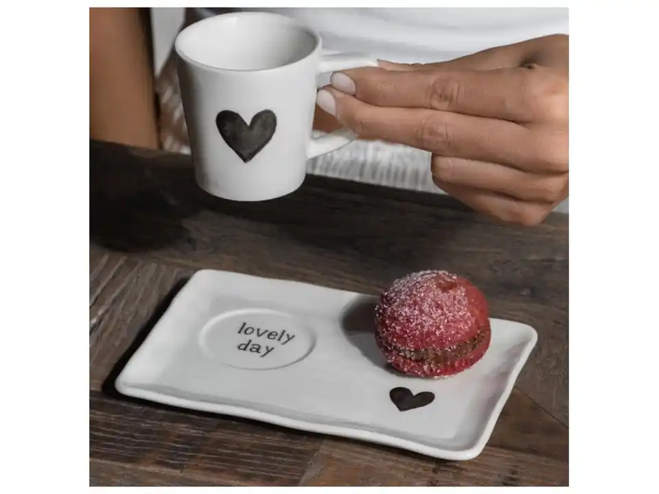 Set 2 piattini per tazze espresso lovely day