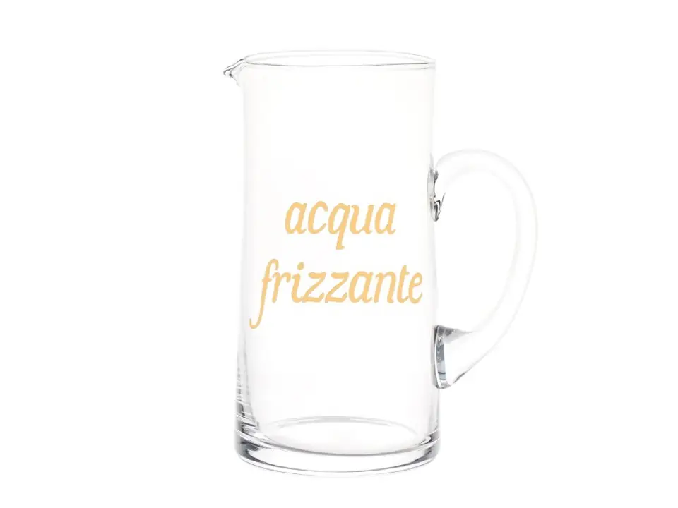 Brocca acqua frizzante oro, 1,2 lt