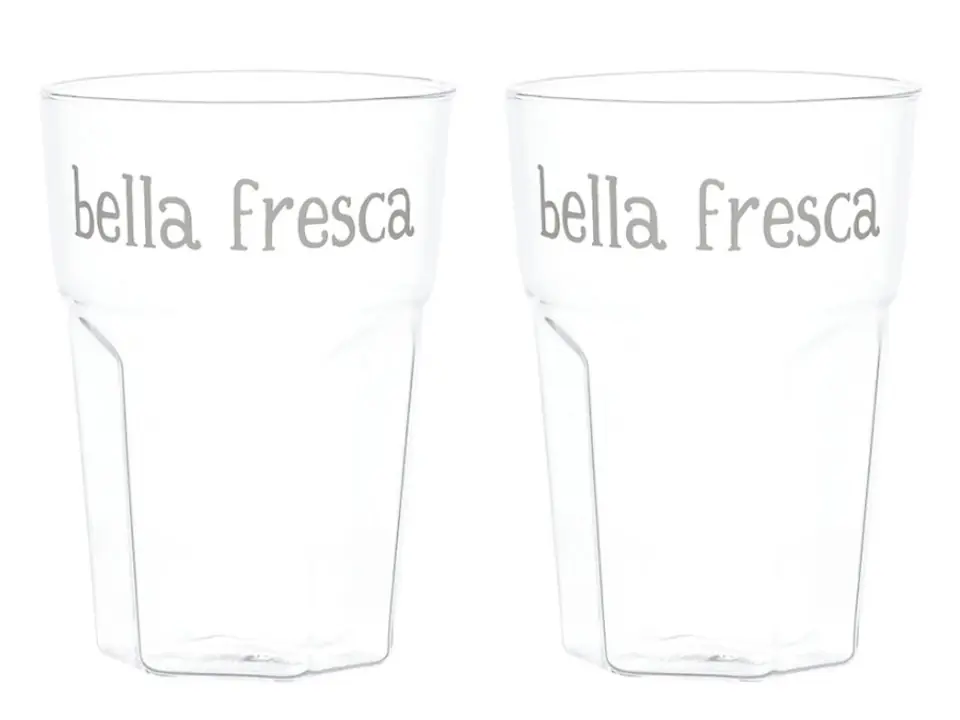 Set 2 bicchieri bella fresca