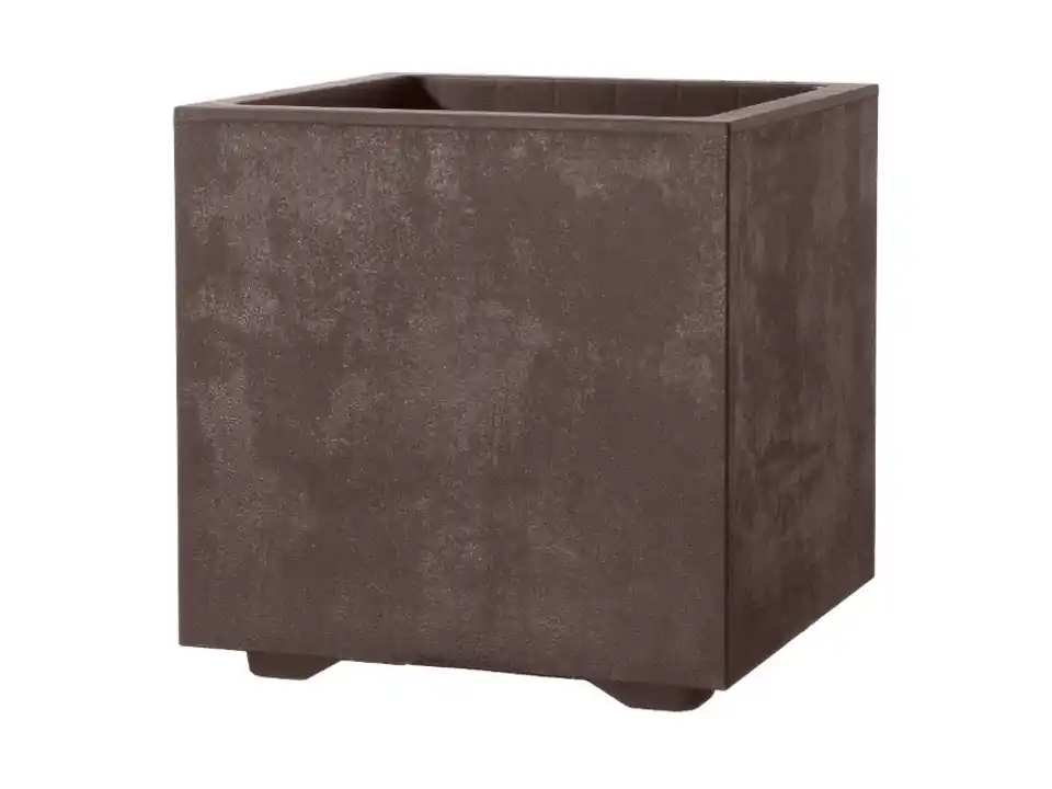 Millennium vaso cubo brownstone 25 cm