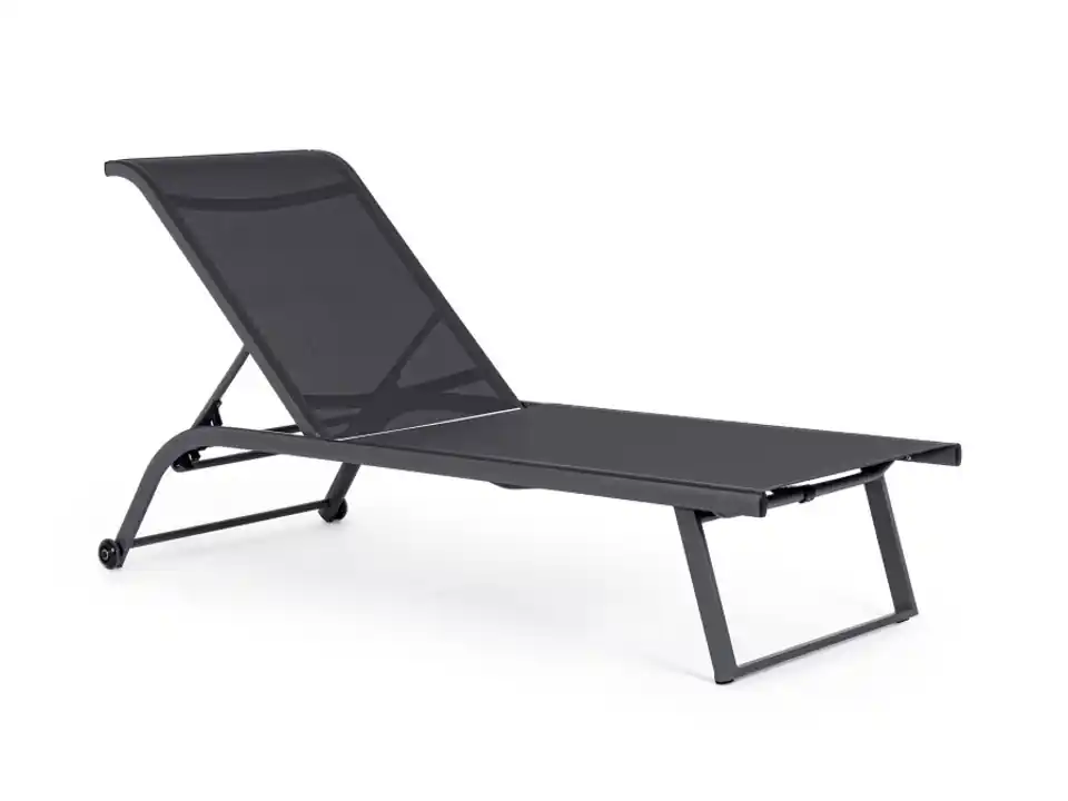 Lettino c-ruote taylor grigio sc/antracite