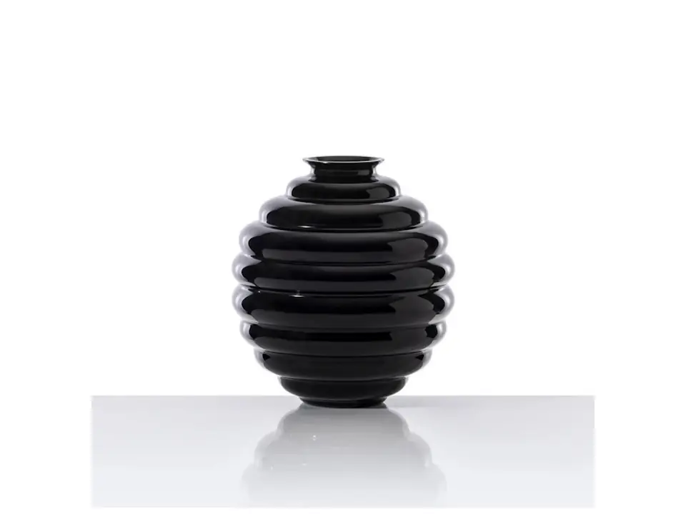 Deco, vaso large ø26 - 29h cm - nero