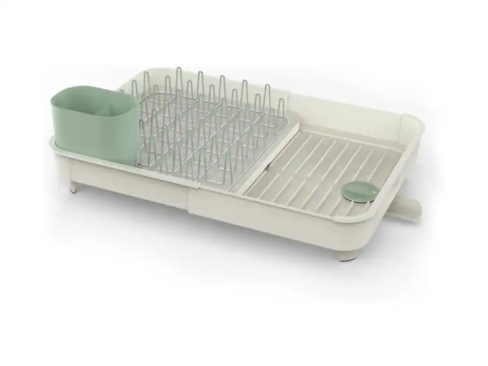 Extend, scolapiatti espandibile stone/green
