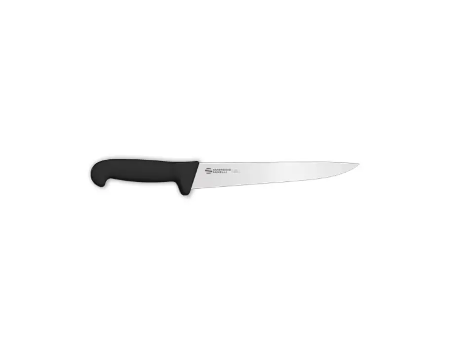 Supra - coltello arrosto nero, 25 cm